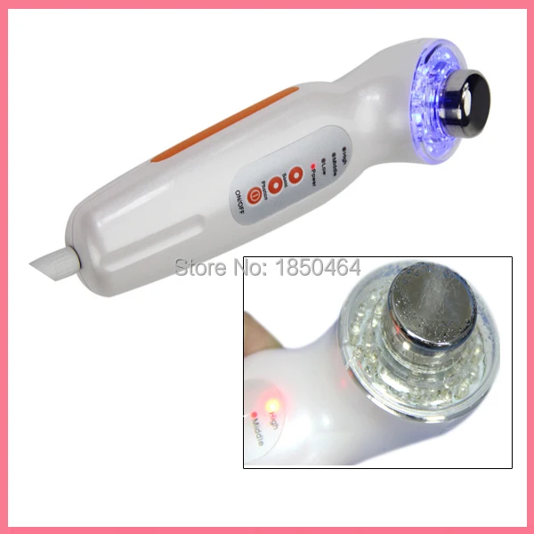 Высокочастотный ультразвуковой гальванической лица 7 цветов фотон Ион привело