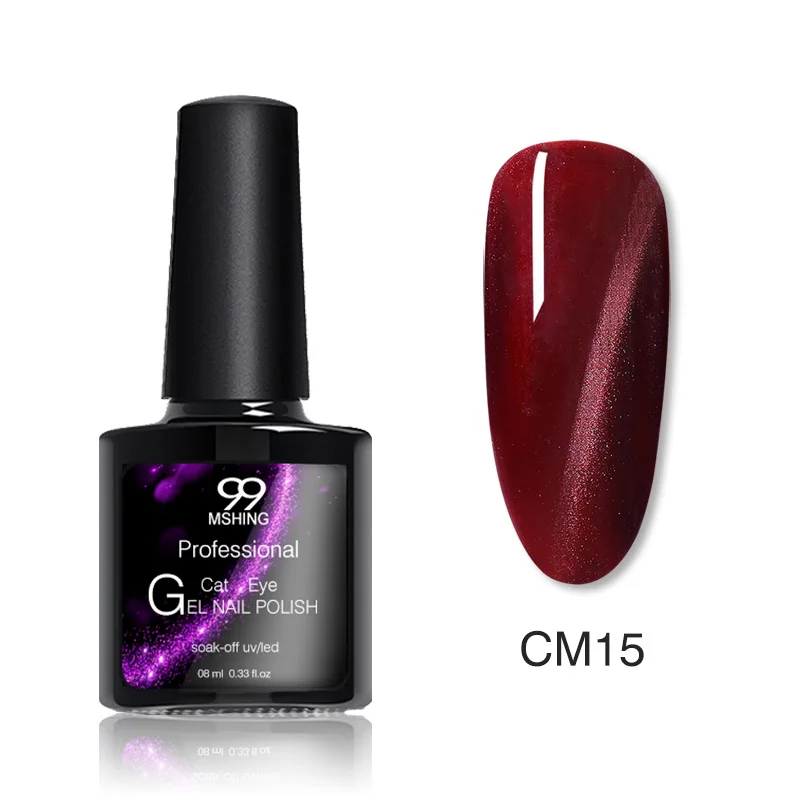 CM15 Mshing99 3D кошачий глаз Гель-лак для ногтей vernis Полупостоянный УФ-лак для маникюрный гель для ногтей праймер верхнее покрытие Гель-лак - Цвет: CM15
