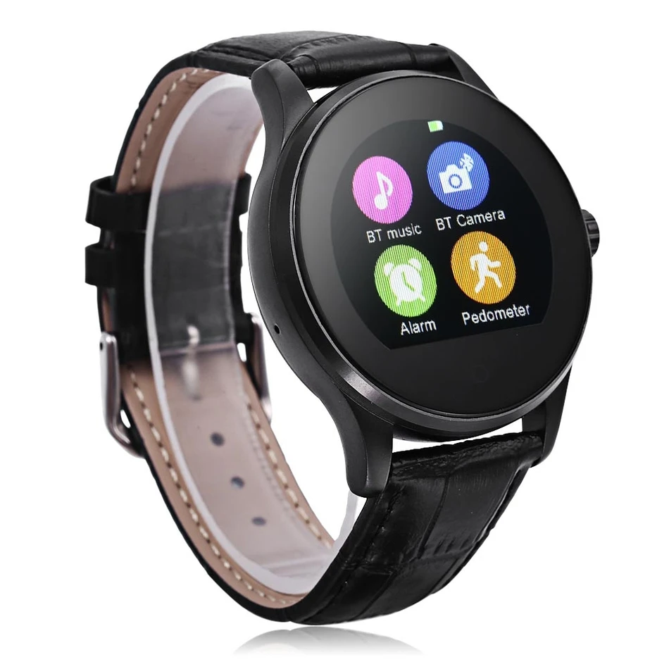 K88H Смарт часы ips круглый экран Поддержка монитор сердечного ритма Bluetooth smartWatch для Iphone huawei IOS Android