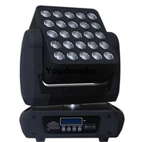 6 pieces led movinghead light for stage decor 25pcs x 10w 4 in1 matrix moving head rgbw beam led movinghead blinder light