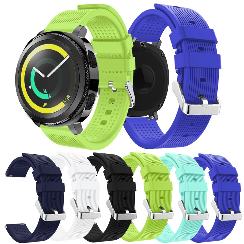 Спортивный силиконовый ремешок для часов Bemorcabo 20 мм Gear S2/Gear Sport Samsung S2/Samsung 13