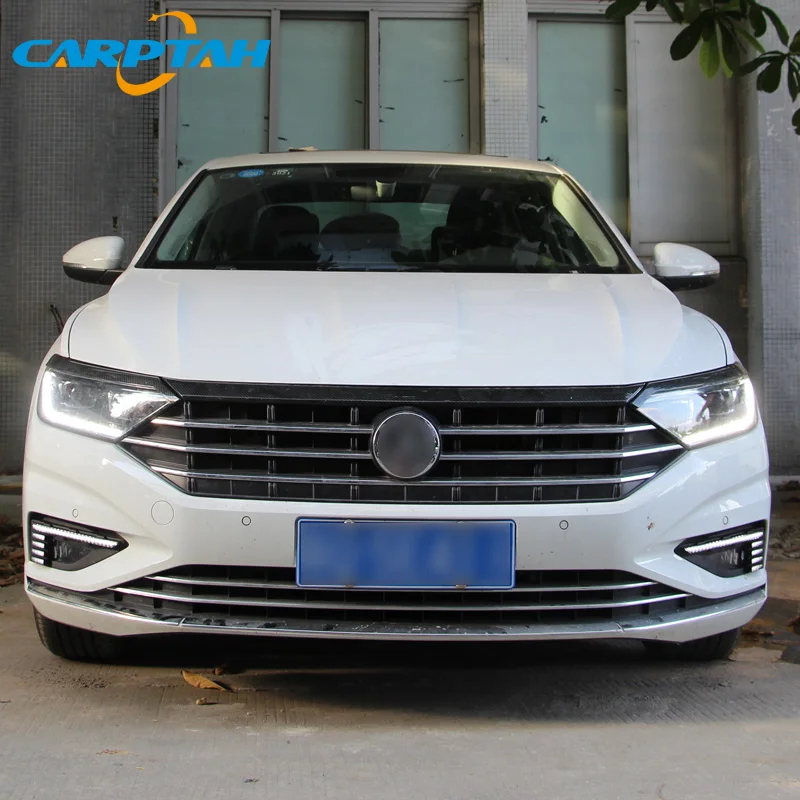 Светодиодный фонарь дневного света для Volkswagen Jetta Водонепроницаемый 12 в желтый индикатор сигнала поворота бампер светодиодный DRL