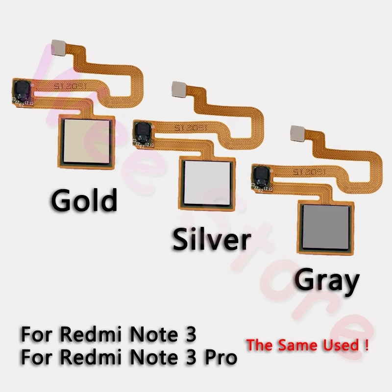 Шлейф с датчиком отпечатков пальцев для Xiaomi Redmi Note 3 3s Pro Home Flex|Шлейфы мобильных