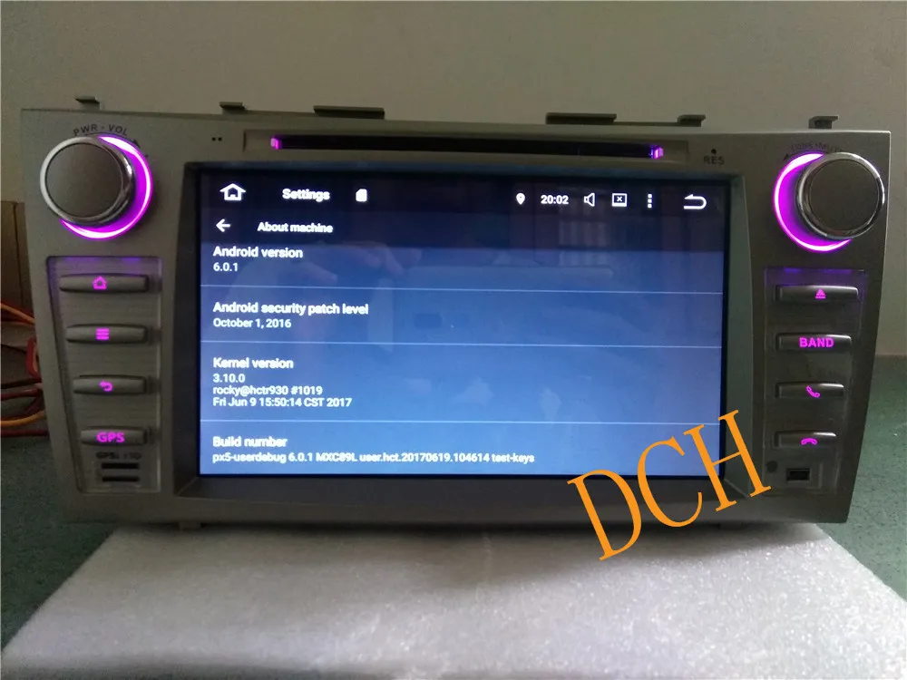 7 ''4 GB ram Android 8,0 7,1 автомобильный dvd-плеер для Toyota Camry Aurion 2006-2011 стерео радио-планшет PC gps навигация 4GB ram