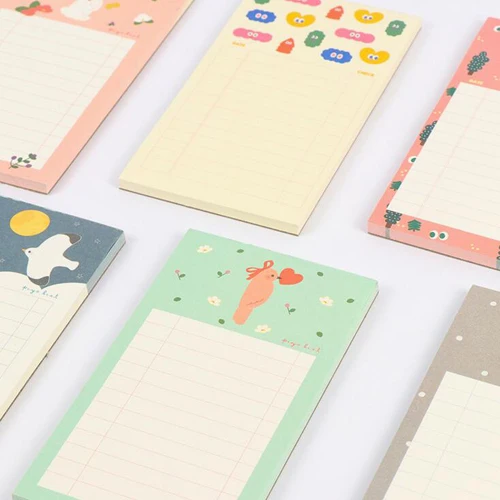 1 шт. Kawaii животных памятка блокнота мини ноутбуков заметки планировщик офисные заметки площадку канцелярские школы материалы(tt-2775