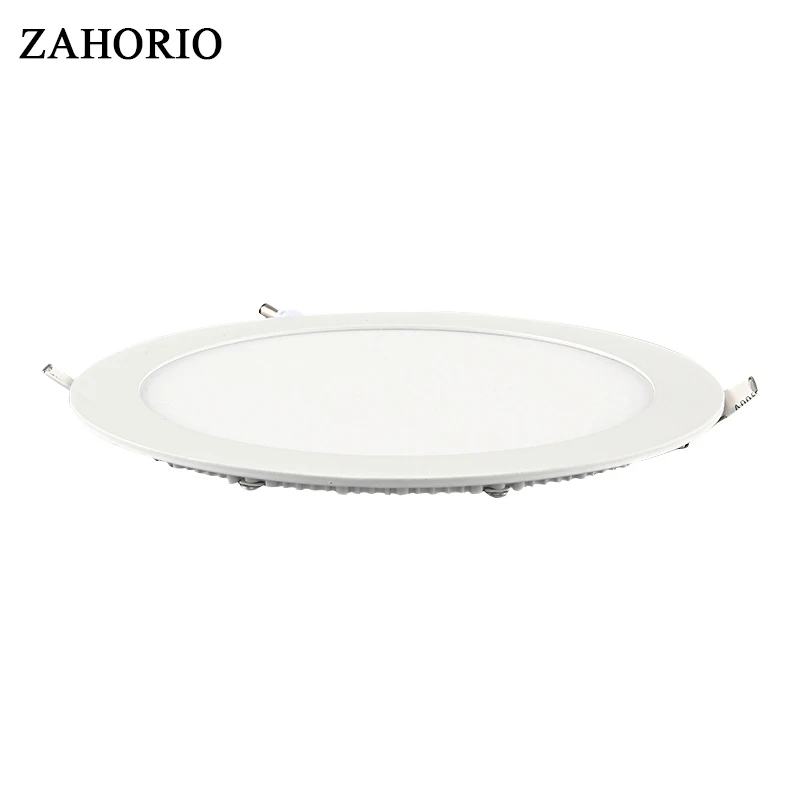 Светодиодные панельные светильники ZAHORIO оптовая продажа 5 Вт 18 круглый