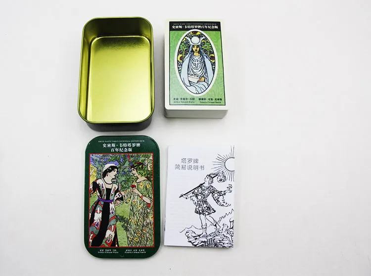 78 карт/набор 6 вариантов качество карт Таро TheRider/Classic/mystical cat/Rider Waite Tarot Century Edition 0