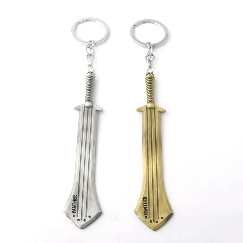 Фильм черная маска Пантеры брелки Мстители: InfinityWar супергерой оружие меч сплав