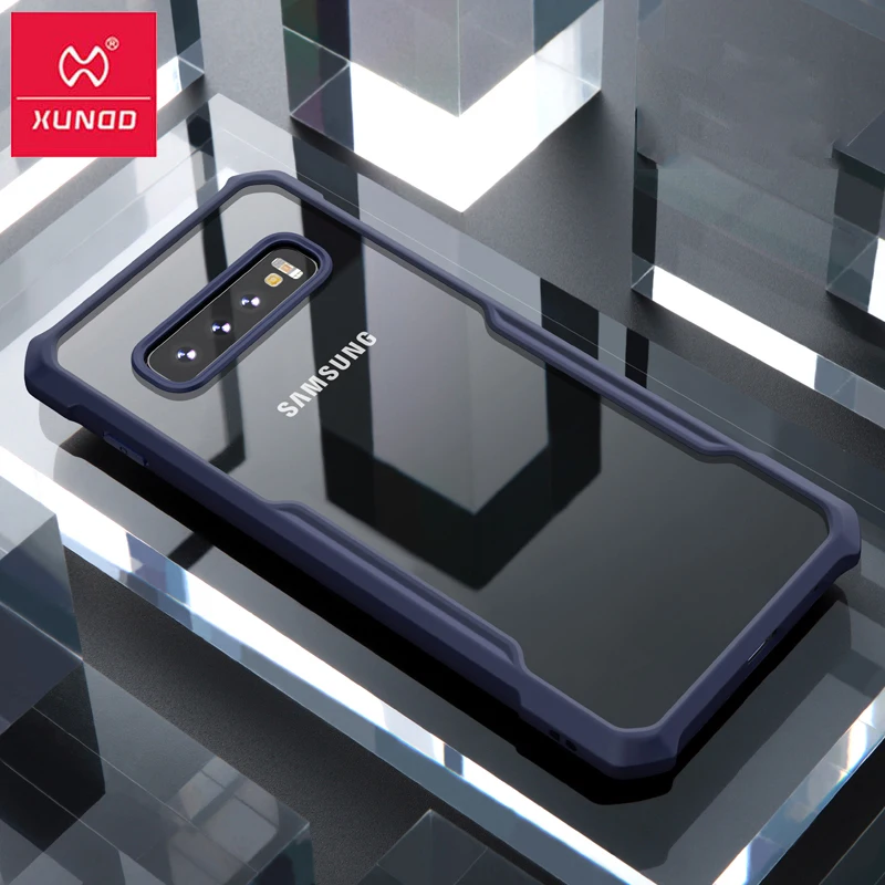 Чехол Xundd для Samsung Galaxy S10 Plus прозрачный мягкий ТПУ чехол-подушка безопасности E |