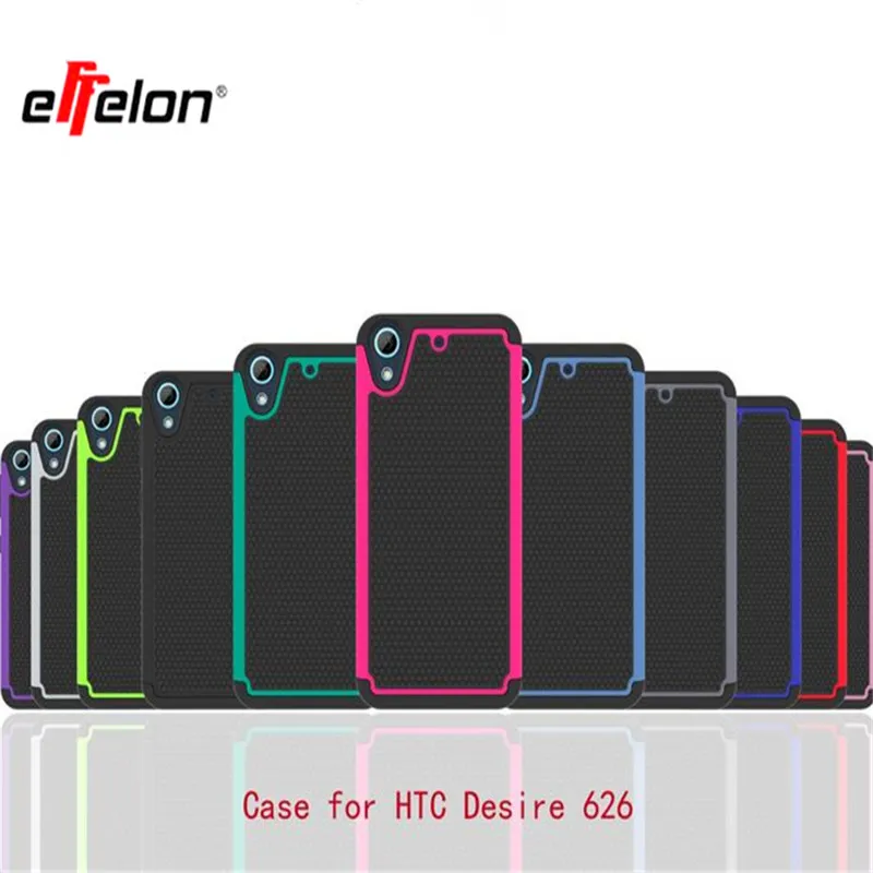 Противоударный двухслойный чехол Effelon для HTC Desire 626 D626 силиконовый и пластиковый