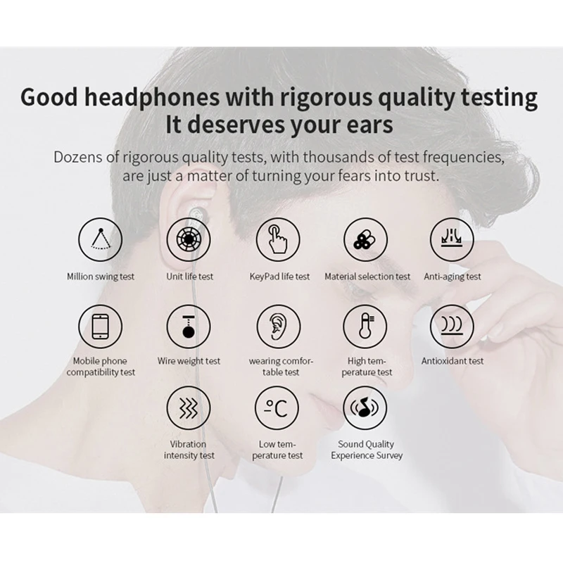 DUSZAKE L9 стерео наушники для Xiaomi телефона Проводные наушники-вкладыши спортивные с