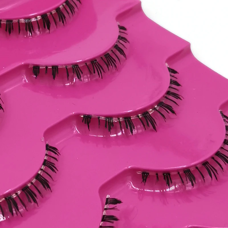 Черные натуральные Нижние накладные ресницы ICYCHEER для макияжа глаз 5 пар|lower false