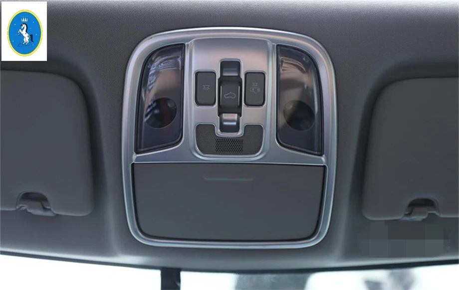 Yimaautotrims авто аксессуары передняя+ задняя Крыша лампы для чтения накладка 3 шт. для KIA Sportage ABS