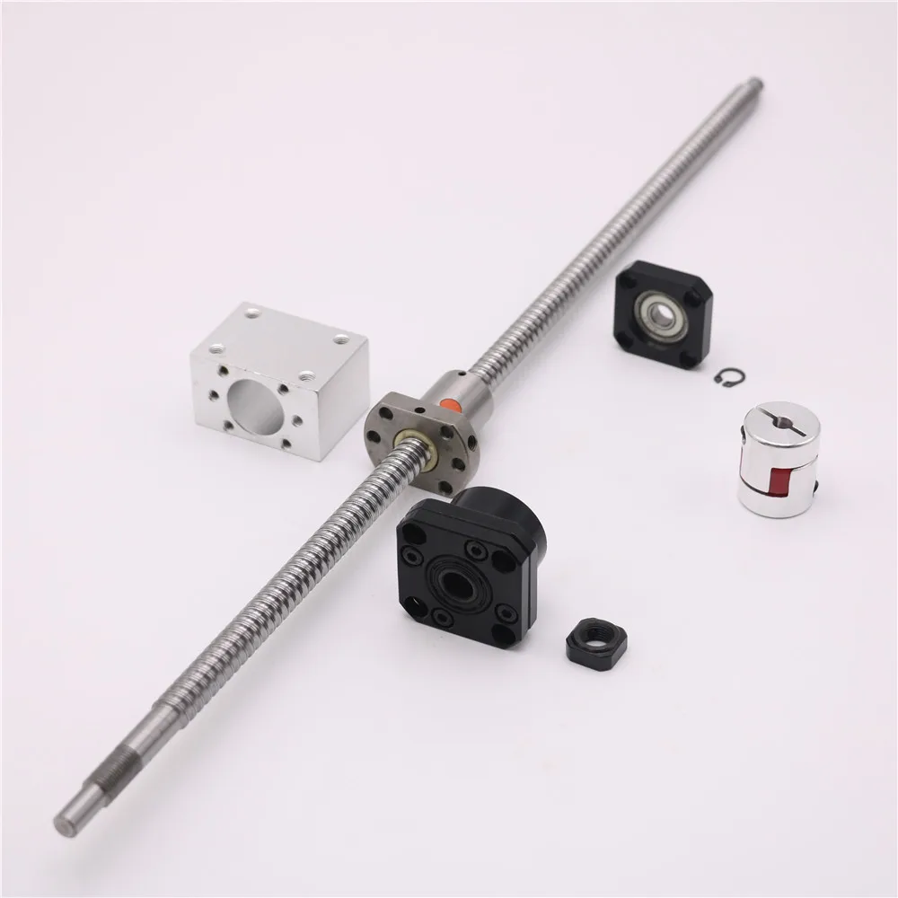 SFU1605 шариковинтовой комплект C7 Ballnut гайка Корпус FK12 FF12 фиксированной плавали
