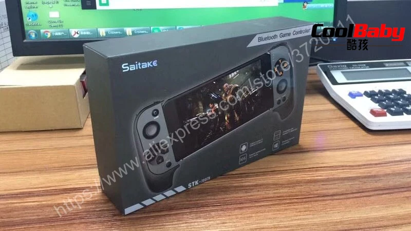 Новинка 2020 г. беспроводной Телескопический геймпад SAITAKE 7007F с Bluetooth джойстик