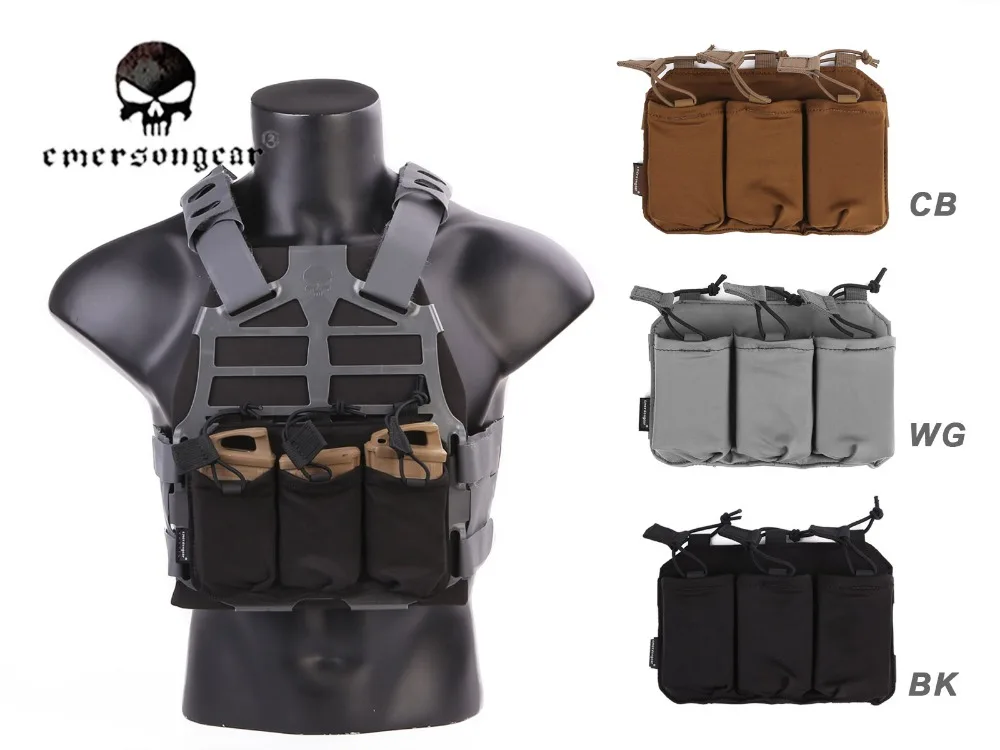 Сумка для магазина EMERSON Triple SS Vest 5 56/7 62 EM6402 | Спорт и развлечения