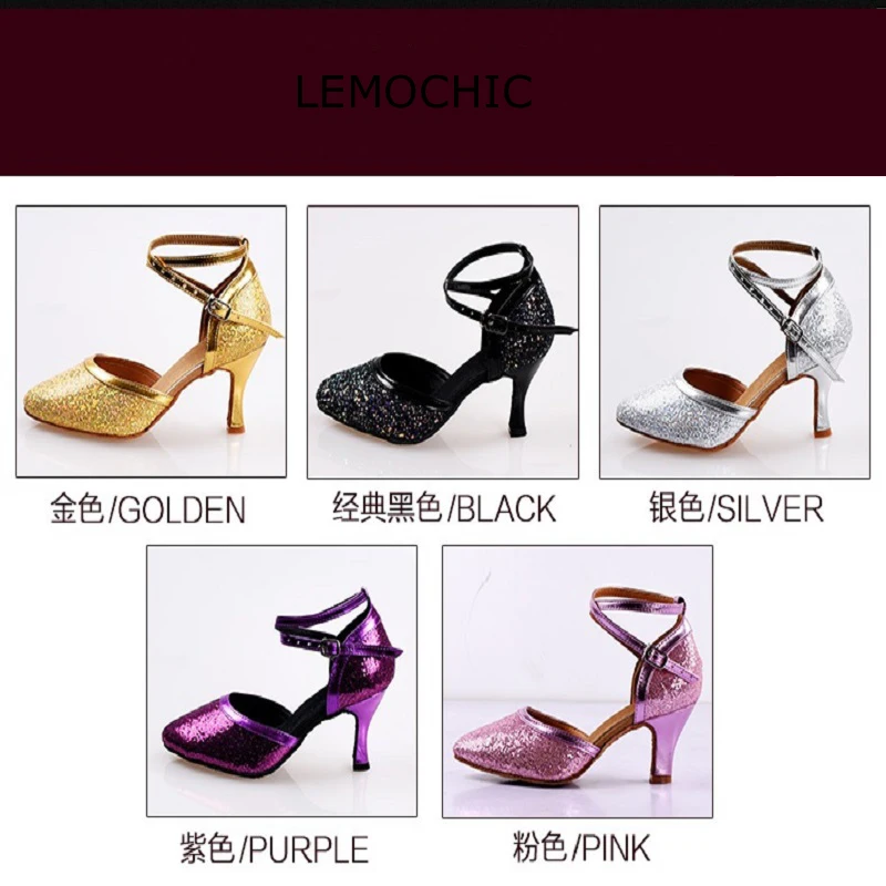 LEMOCHIC/Новинка хорошее качество обувь на высоком каблуке для джаза и живота