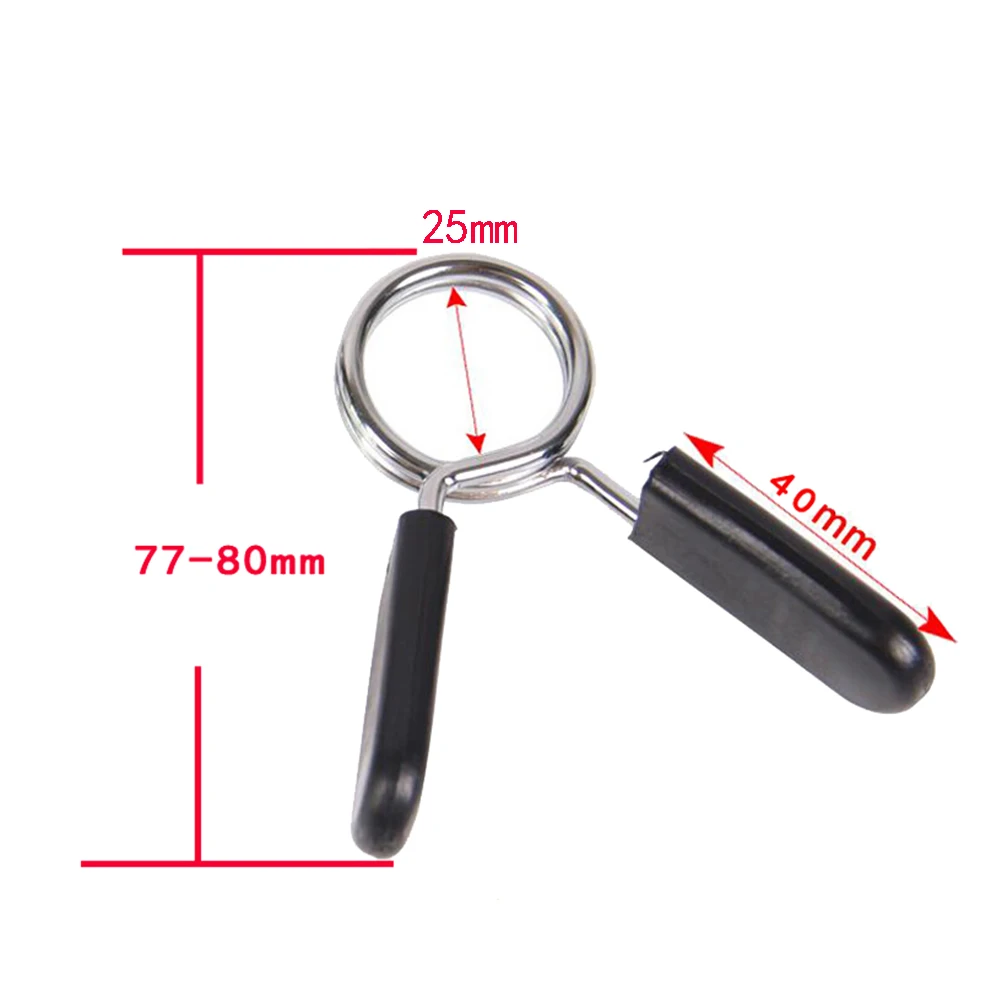 Ошейники для спинлок штанга чокер с зажимами гантелей зажимы зажим штанга гантелька Фитнес Бодибилдинг