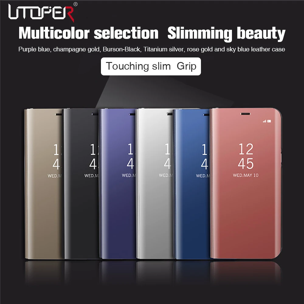 Case For Samsung S10 Plus Note 9 8 Original Smart Mirror Flip Cover J4 2018 J6 J8 S9 S8 |