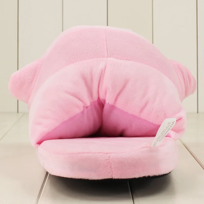 Милые зимние тапочки Kirby 32 см теплые мягкие милые розовые аниме для дома красивая