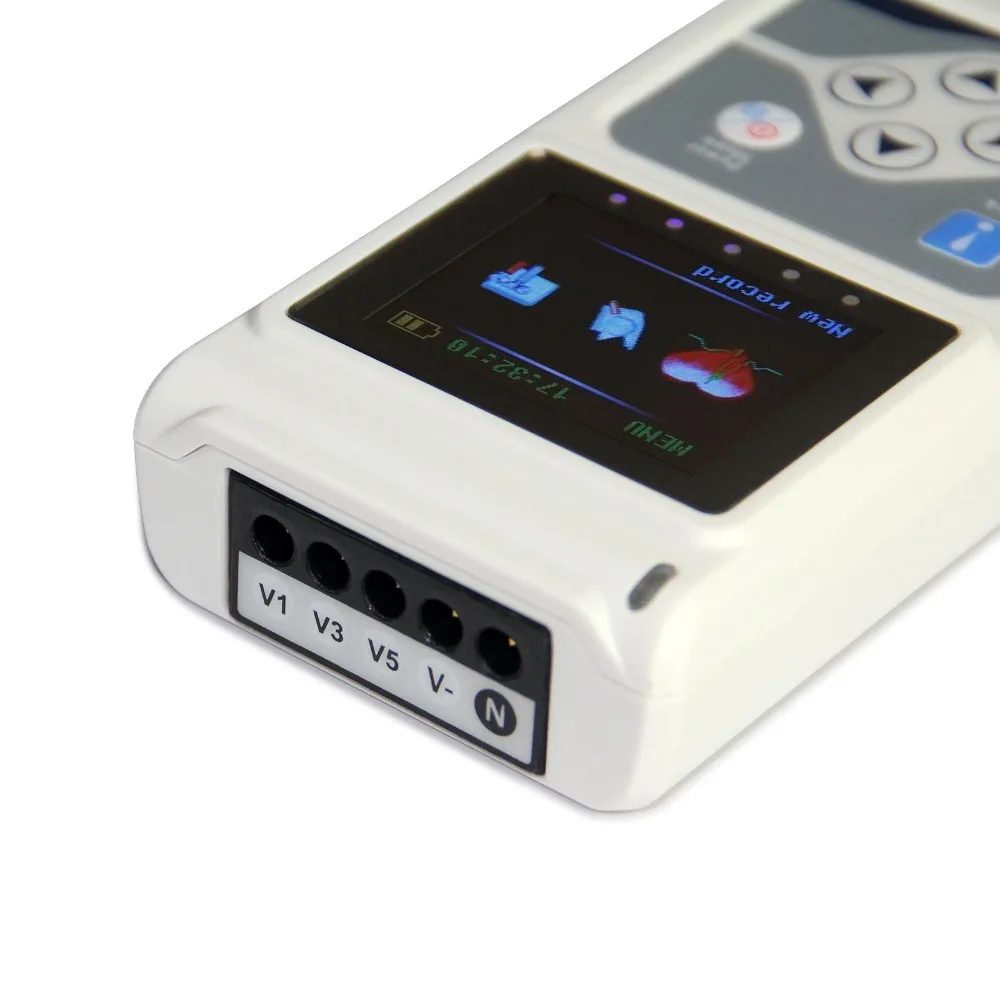 CONTEC производство динамическая ЭКГ система TLC9803 3 канала Holter ECG машина 24 часа рекордер ПК программное обеспечение