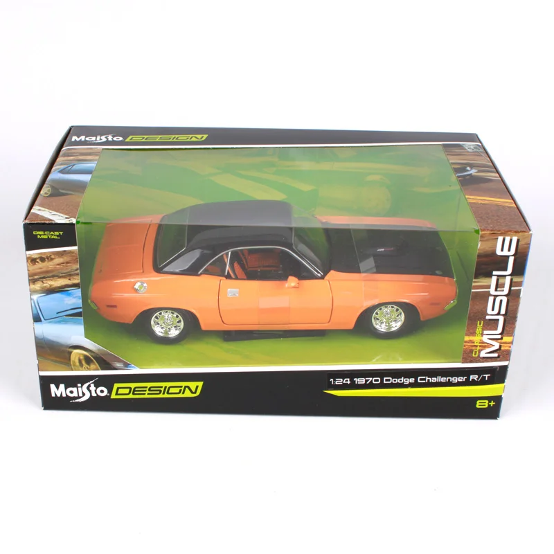 Maisto 1:24 1970 DODGE халлехер R/T классический современный спортивный автомобиль литая