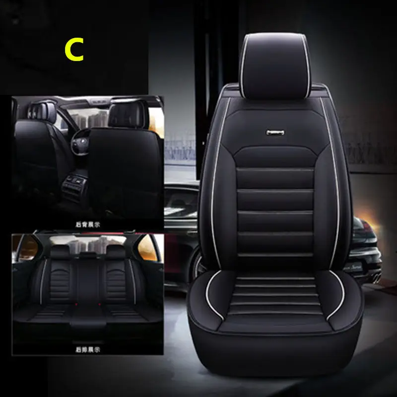 C Для Geely Emgrand 7 EC7 EC715 EC718 Emgrand7 E7, Emgrand7-RV EC7-RV EC715-RV EC718-RV, автомобильные чехлы на сиденья - Название цвета: C