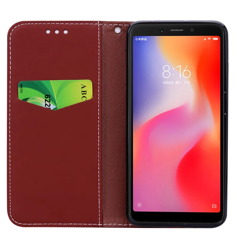Чехол для Xiaomi Redmi 6A, чехол для Redmi 6, Мягкая силиконовая задняя крышка для Redmi 6, кожаный чехол-книжка для Xiaomi Redmi 6A 6 A A6, чехол для телефона s