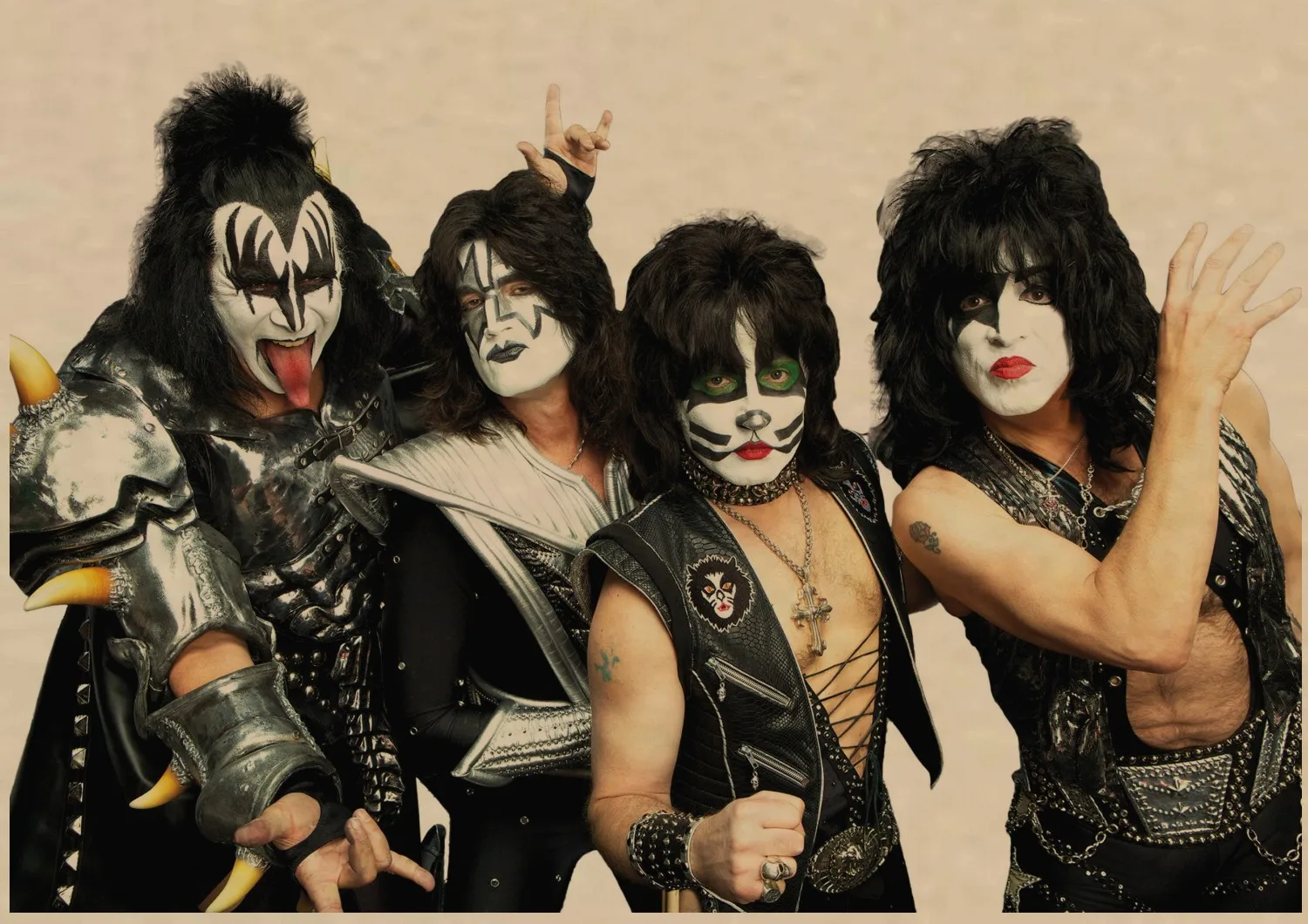 Винтажный постер Kiss band Kraft Ретро Европейская и американская музыкальная команда
