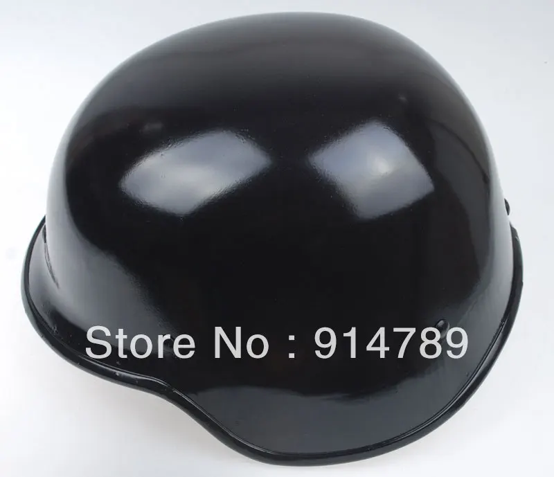 US SWAT AIRSOFT M88 STYLE STEEL HELMET GLOSSY BLACK-33365 | Тематическая одежда и униформа