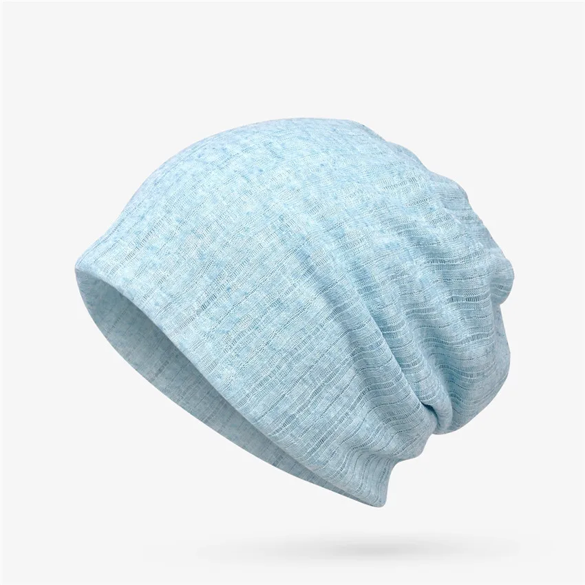 Хлопковая шапка с отверстием для хвоста весна лето Skullies Beanies женский шарф на шею шапка двойного назначения головной убор дышащий тюрбан для волос Повседневная для девочек