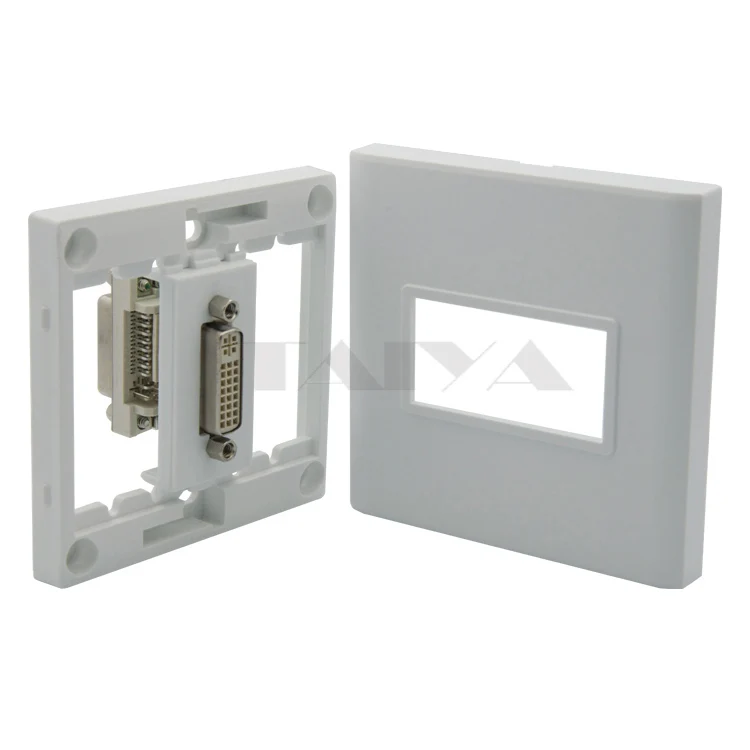 Настенная пластина DVI с разъемом мама мама|dvi wall plates|wall platedvi |