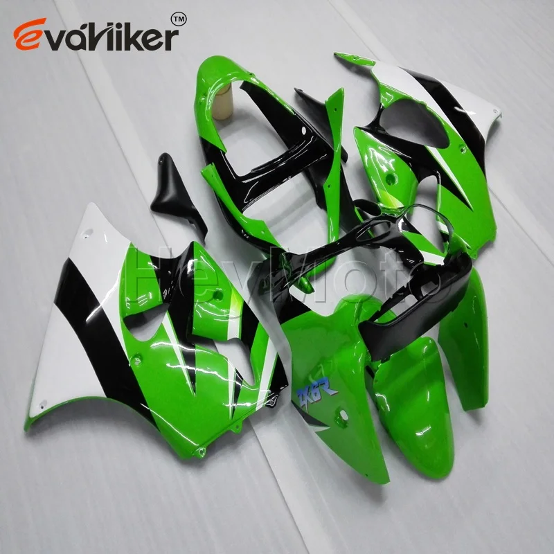 Корпус обтекателя мотоцикла для ZX6R 2000 2001 2002 зеленый белый ZZR600 2005 2006 2007 2008 комплект