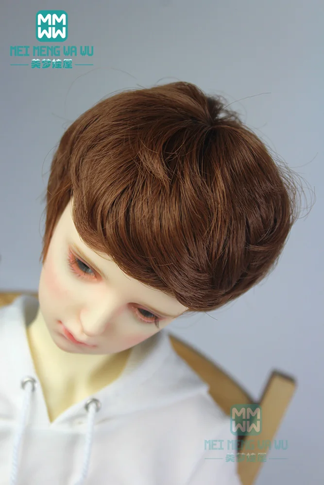 Парики для куклы коричневая голова волос прозрачный силиконовый защитный чехол