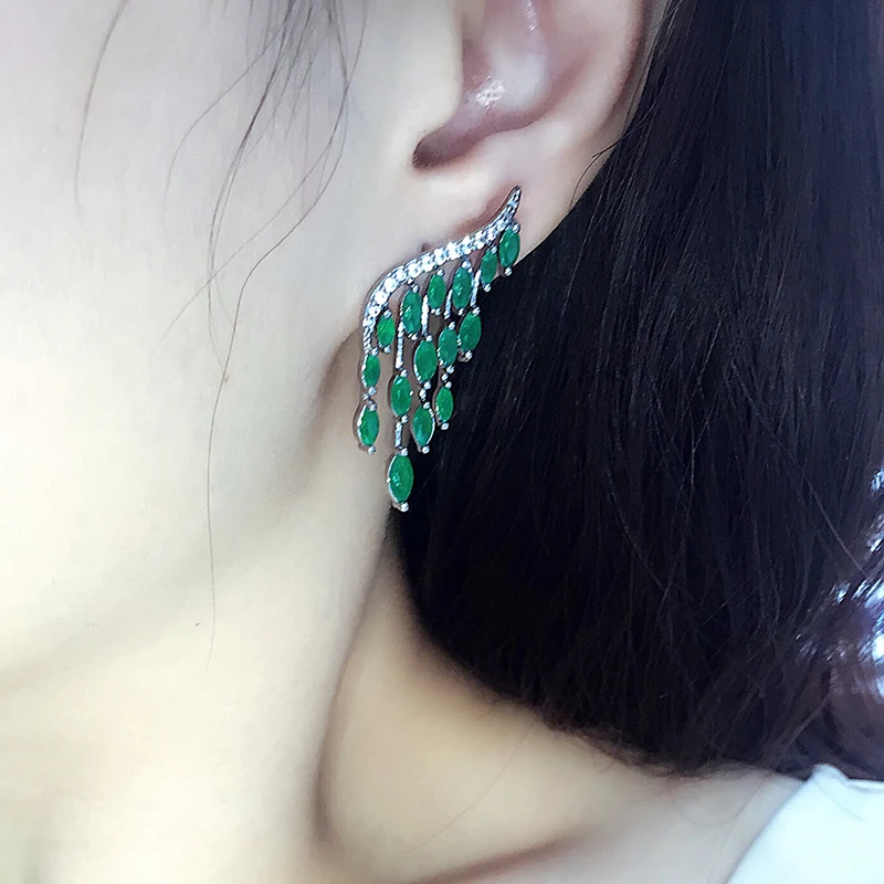 Женские серьги гвоздики с крыльями ангела YAN MEI 2 цвета 2017|fashion stud earrings|stud earringsstatement