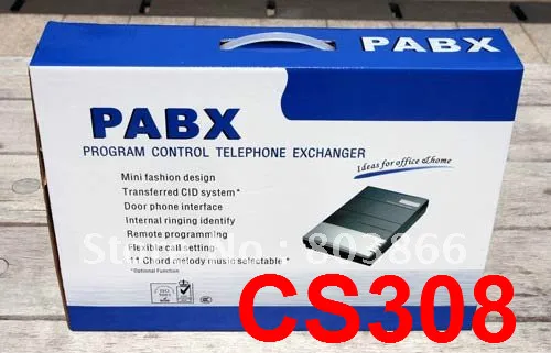 

CS308(3Co. lines and 8 ext.)Telephone PABX system telephone switch