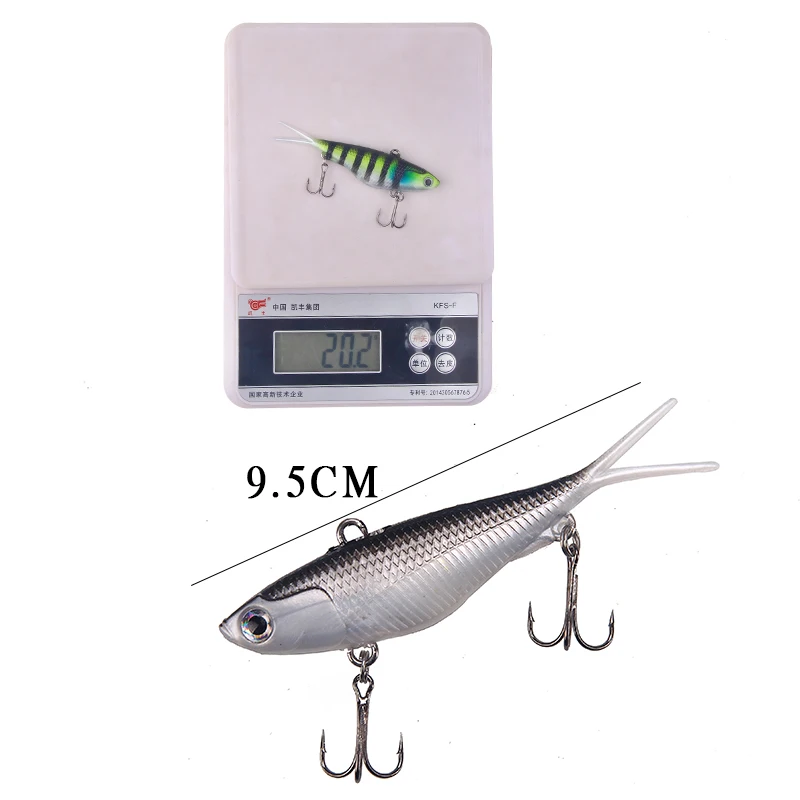 YTQHXY мягкие приманки рыболовные 9 5 см 20 2 г воблеры искусственные Pesca море бас карп