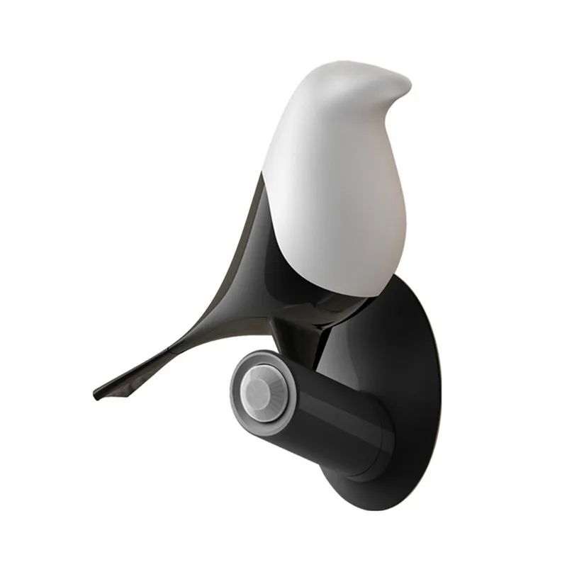 CHICLITS Magpie светодиодный ночник USB датчик человеческого контроля настенный светильник Настольная лампа мини 3 м клей птица идеальный подарок украшение - Испускаемый цвет: Only bird version