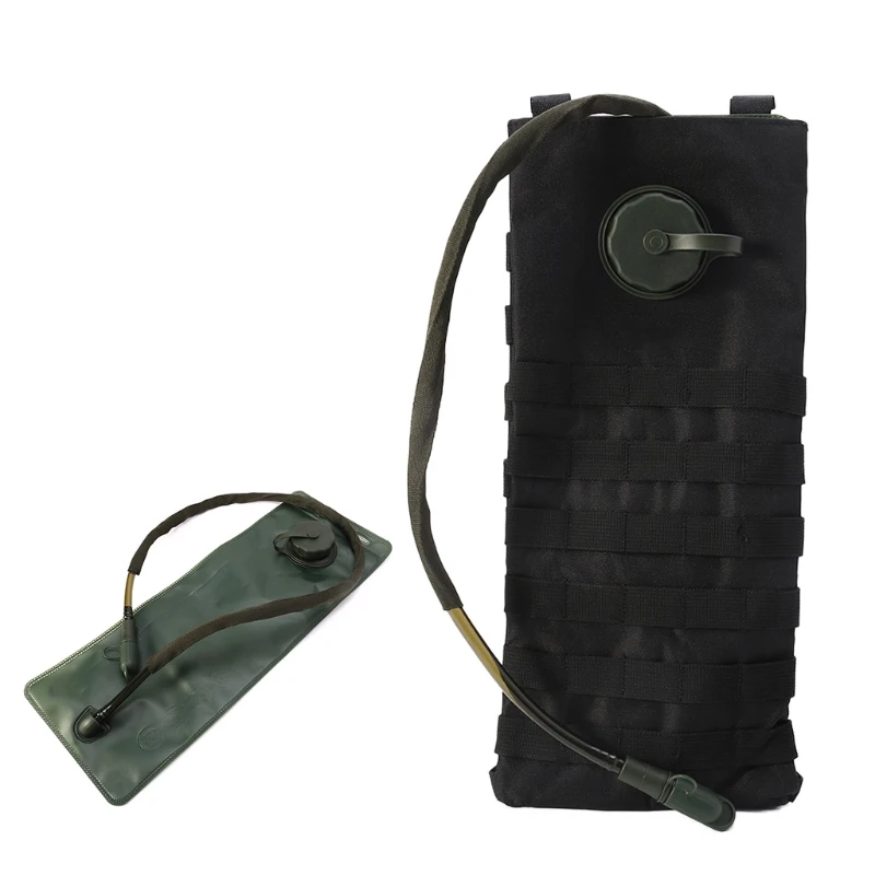 Black 2.5L Molle военный гидратационный рюкзак для велоспорта, туризма, кемпинга, верховой езды, сумка для воды - Цвет: Black