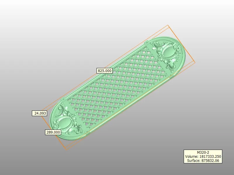 

(4 варианта) 3d модель ЧПУ роутер мебель доски рельеф файл stl-формата M320