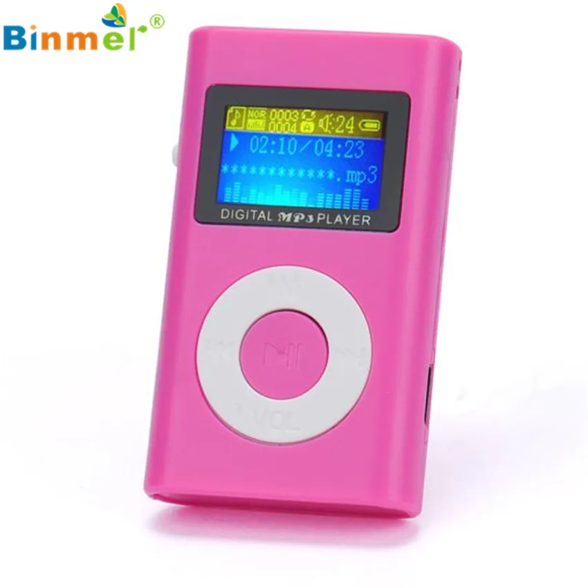 2017 USB мини mp3 плеер ЖК экран поддержка 32 ГБ Micro SD tf карты новый портативный MP3