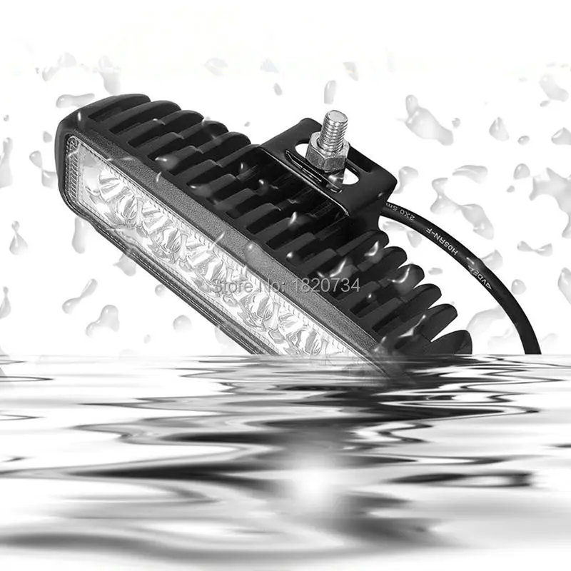 2 шт. 18 Вт Светодиодный фонарь заднего хода для прицепов светодиодный Рабочий