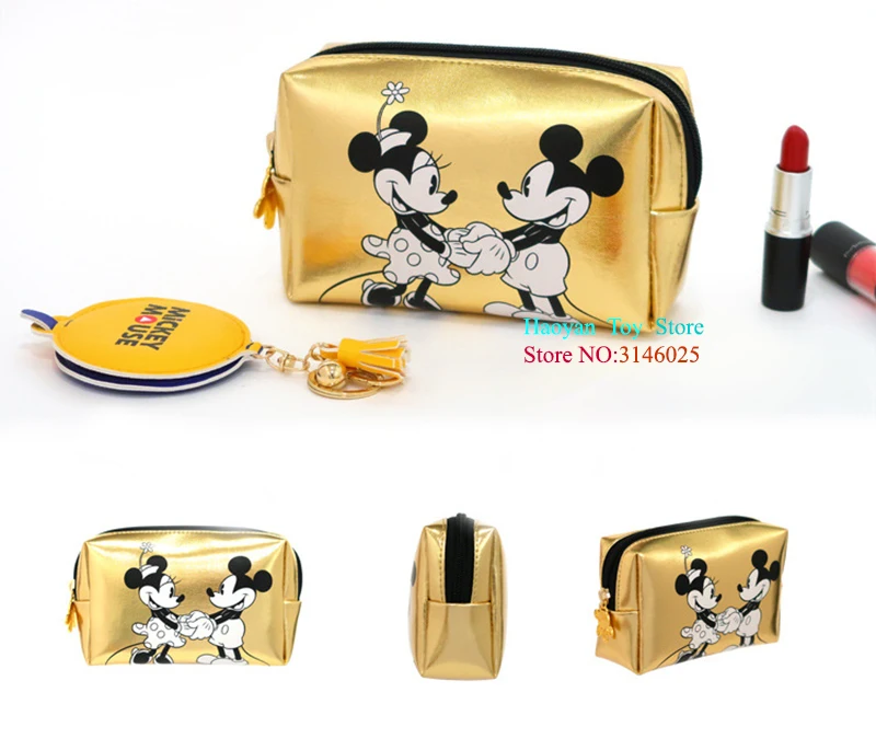 [Быстрая сделка] 6 шт./компл. натуральная disney PU Кожа Микки многофункциональная женская сумка косметический бумажник кошелек сумка мода Мама ручной