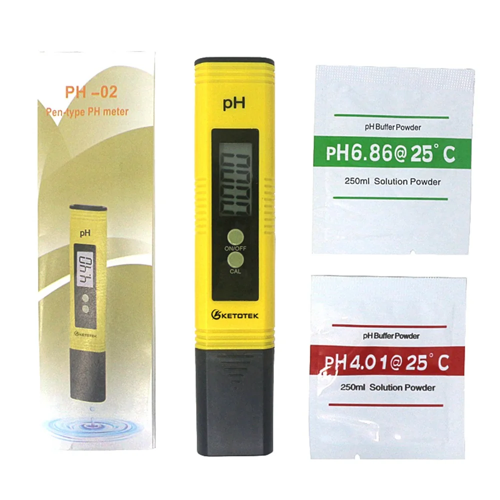 Medidor de PH portátil Digital, TDS medidor de PH, medidor ATC automático de calibración TDS para beber alimentos, acuario, vino y orina