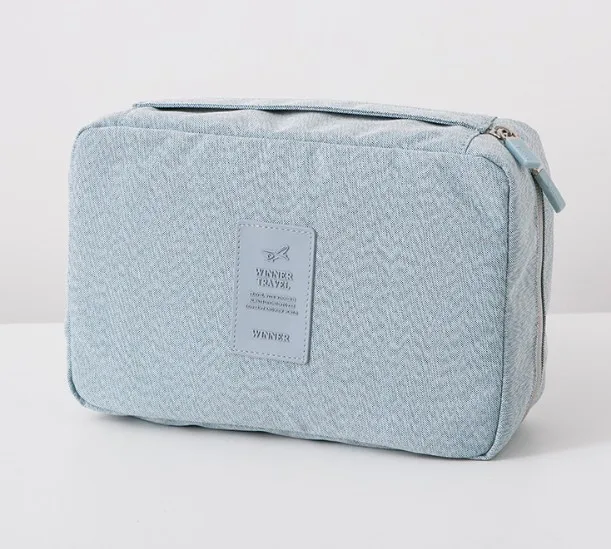 LIGHT GRAY Женские и мужские дорожные сумки для мытья, косметичка, косметичка, брендовые комплекты туалетных принадлежностей, несессеры, органайзер для путешествий, W-A13-65 - Цвет: LIGHT GRAY