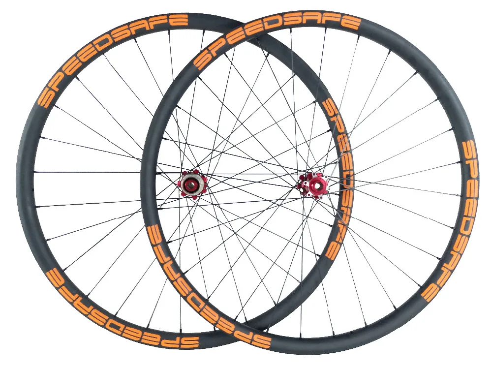 Супер светильник 1600g 29er MTB XC SPEEDSAFE 28 мм бескамерный карбоновый колесный Набор 2 5