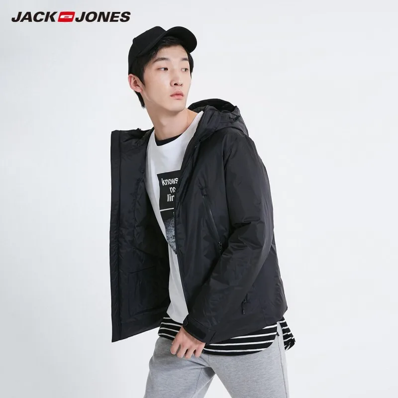 JackJones мужской пуховик с капюшоном парка пальто верхняя одежда мужская