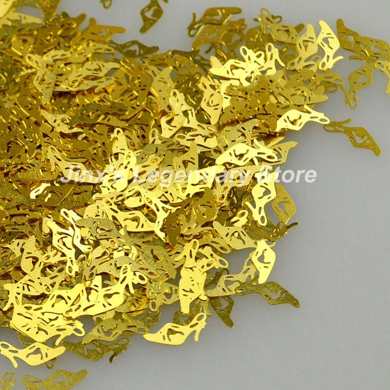 Новинка 2018 красивые золотые туфли на высоком каблуке металлические украшения