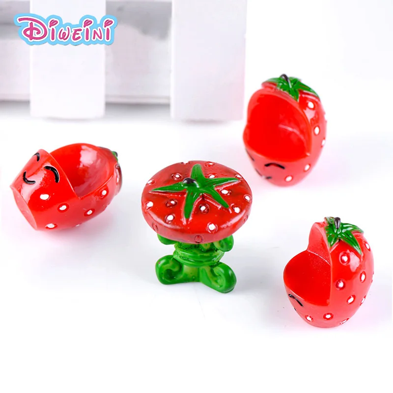 4 шт. клубничный тыквенный стол в форме фруктов стул кукольный домик DIY 3D