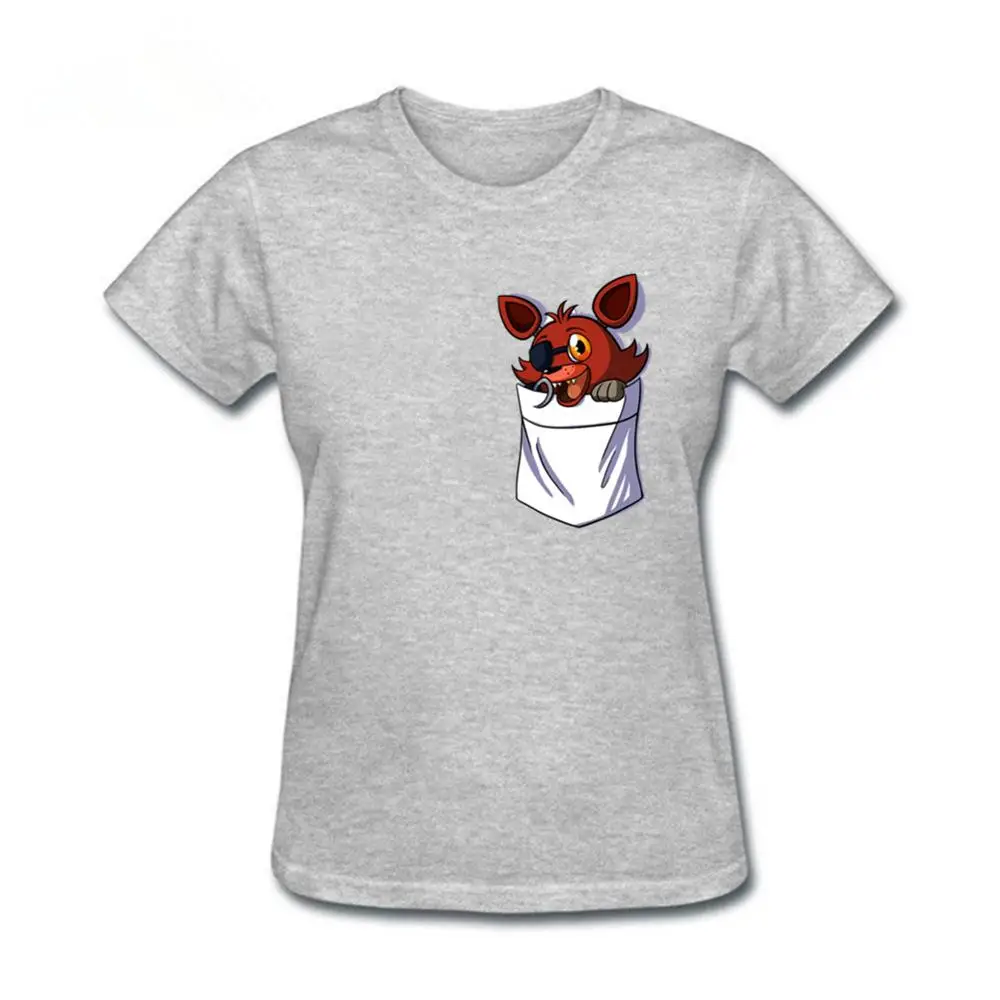 Футболка Foxy в моем кармане женская уличная одежда футболка с маленьким карманом